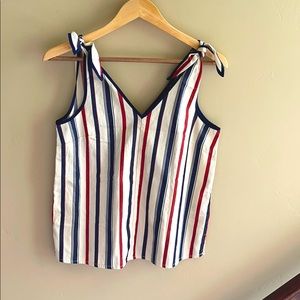 NWT Madewell Tie-Strap Top